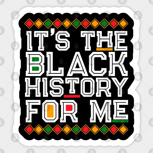 Black History Month Sticker by For the culture tees